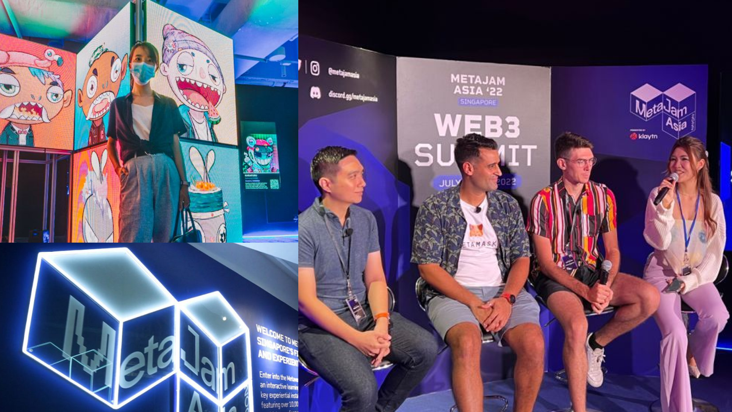 MetaJam Asia panel on stage